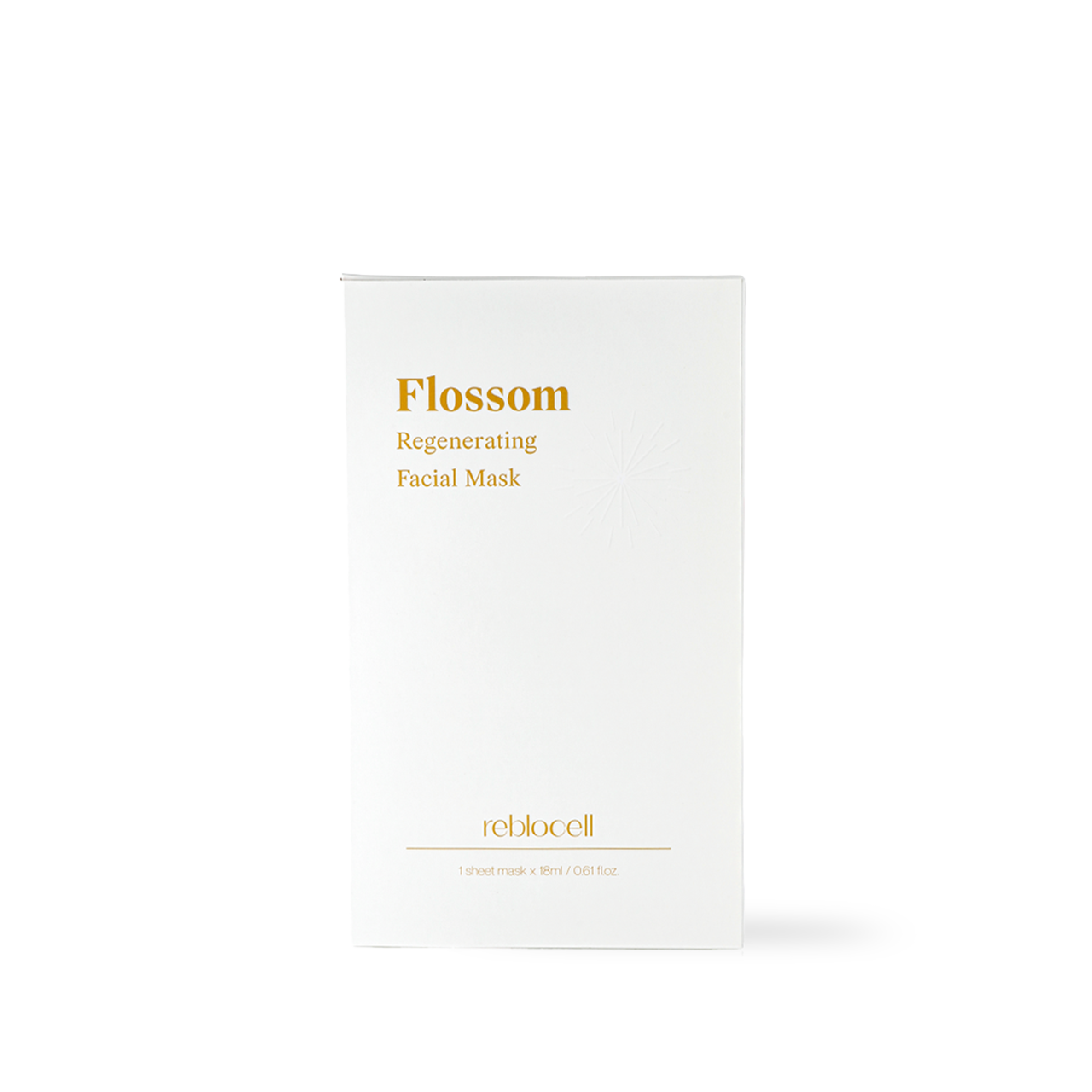 [Reblocell] Flossom Regenerating Facial Mask EGF 1ppm 1 Sheet