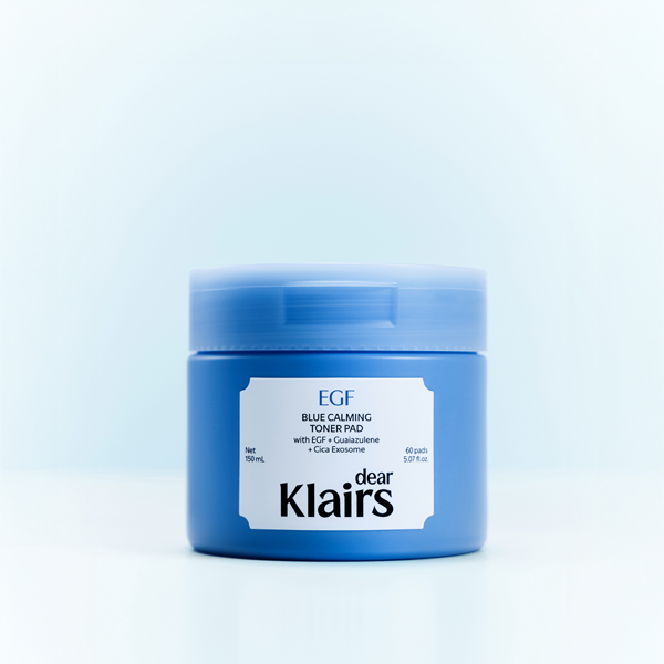 [Dear,Klairs] EGF Blue Calming Toner Pad 60Pads