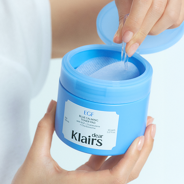 [Dear,Klairs] EGF Blue Calming Toner Pad 60Pads
