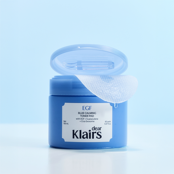 [Dear,Klairs] EGF Blue Calming Toner Pad 60Pads